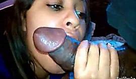 Cute Redbone Gf Takes Cum Load In Her Mouth
